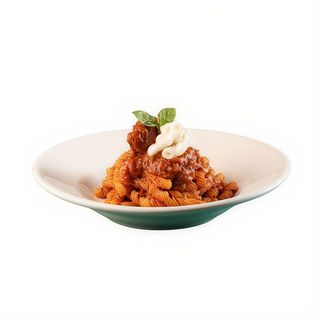 Fusilli freschi al ferretto con ragu vegano
