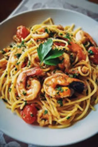 Spaghettis Fruits De Mer