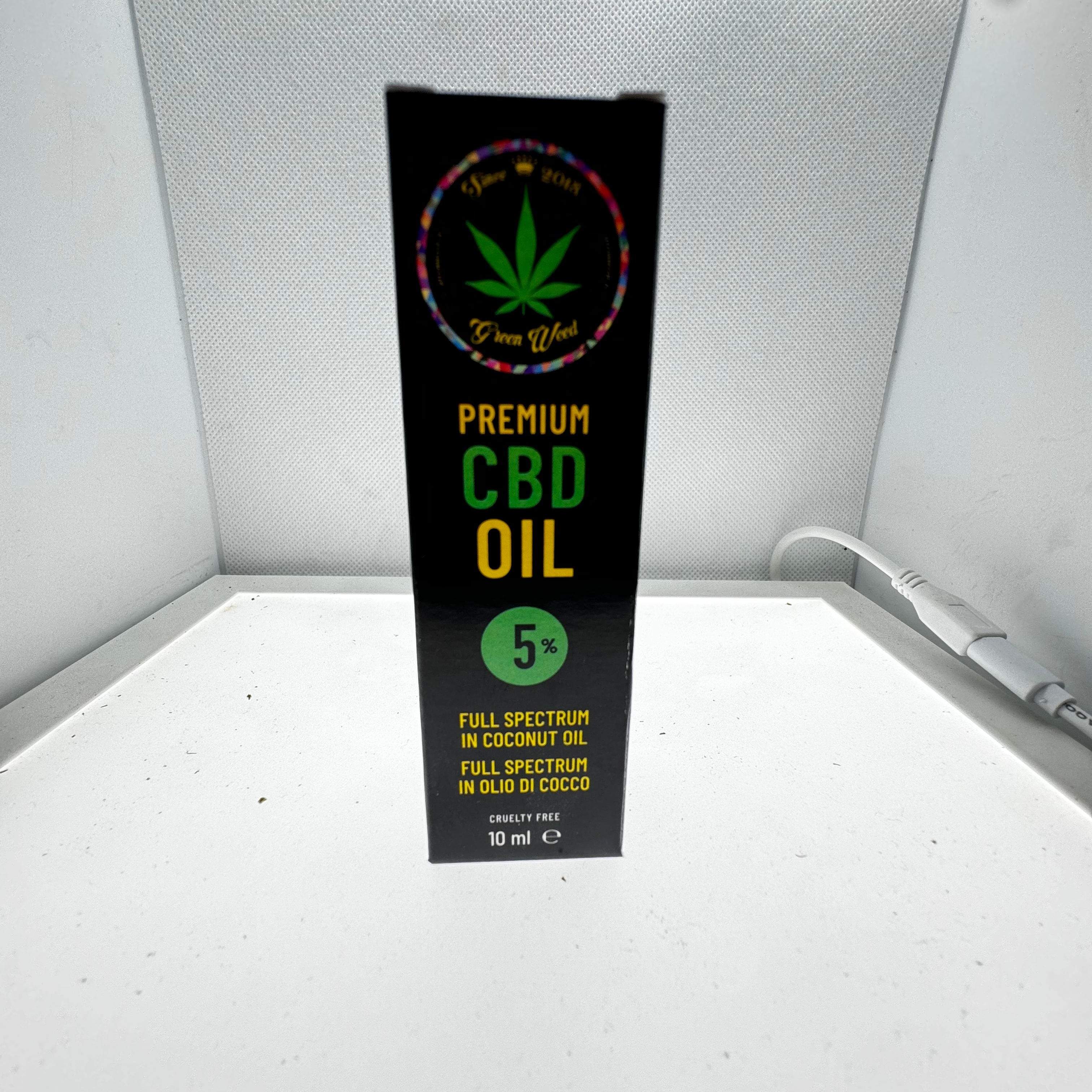 Óleo CBD 5% 10 ml.