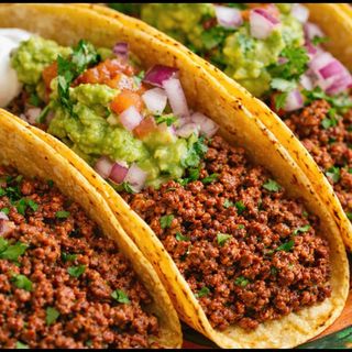 Tacos mexicain viande hache (530kcal)