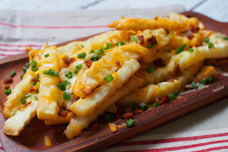French Fries with Cheese Sauce