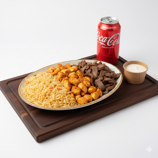 Menú Plato Kebab Con Arroz