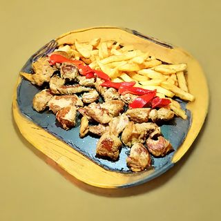 Tacos de ternera asturiana