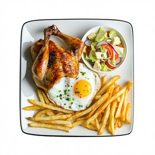 Plato Combinado Asado