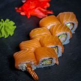 Philadelphia with tempura shrimp