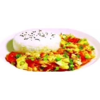 Arroz Blanco Con Tomate Y Huevo