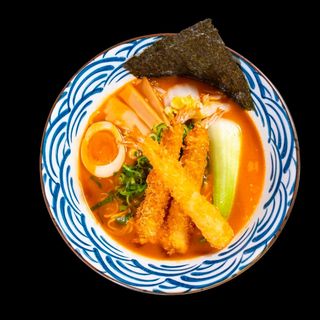 R12. Spicy Ebi Furay Miso Ramen