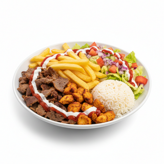 Plato Kebab Con Patatas