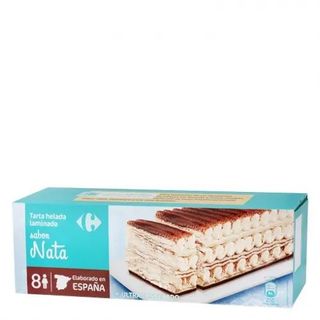 Tarta Helada Laminada De Nata Carrefour 525 Gr.