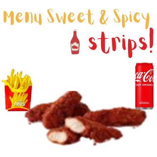Menu Sweet & Spicy Strips