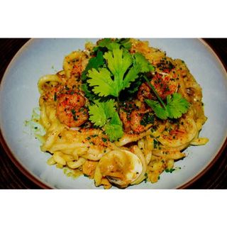 Wok de mariscos