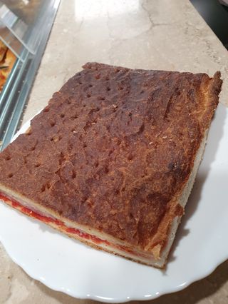 Mattonella al prosciutto