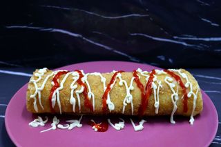 Velika pohovana palačinka sa kulenom i zdenkom