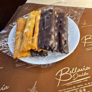 Chiacchiere al forno con cioccolato conf. gr. 500