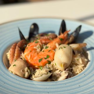 Risotto con frutti di mare
