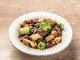 Салат з баклажаном та ростбіфом (300g)