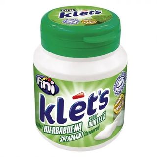Chicles Sabor Hierbabuena Kléts Fini sin Gluten 100 Gr.