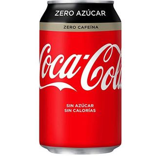 Coca-Cola Zero Azúcar Zero Cafeína lata 330ml.