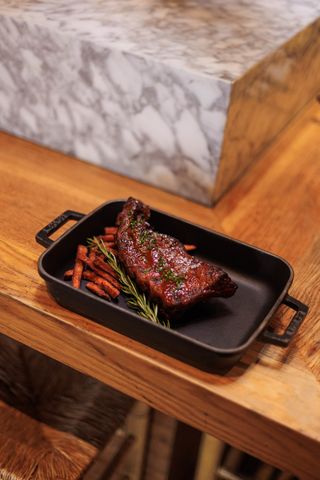 1/2 Costilla de cerdo BBQ