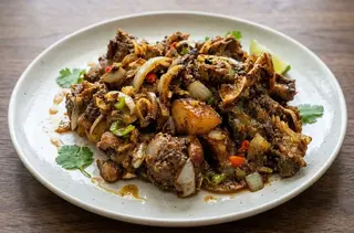 Porc Délice & Attiéké Ou Pain