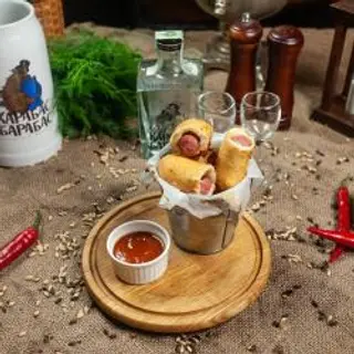 Відро хот-догів до пивка (180/30г)