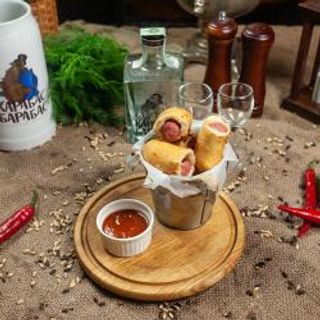 Відро хот-догів до пивка (180/30г)