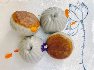 surtido BAO estilo cantones  a la plancha casera  6 piezas