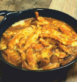 Пилешки жулиени с гъби и пушено сирене (400г)