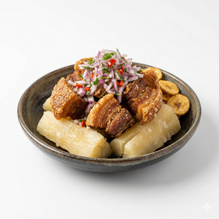 Chicharrón A Nuestro Estilo Con Yucas