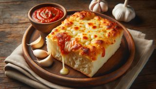 Garlic bread with cheese