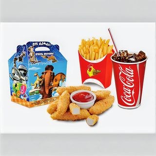 Стрипсы+Напиток На Выбор+Фри+Маленькая Игрушка