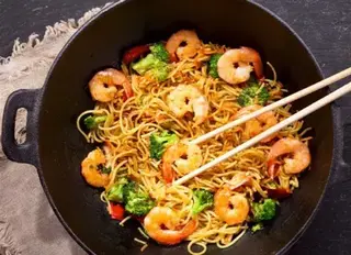 Wok Crevettes