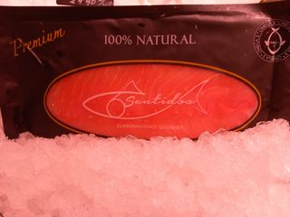 Salmón ahumado 500gr  plancha 