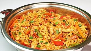 Indomie Table Eggs And Gashia