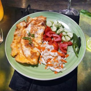 Омлет натюр с гарнитура по избор  250гр