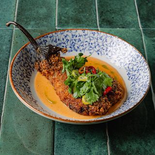 Hrskavi "curry" patlidžan (Vegansko | Posno)