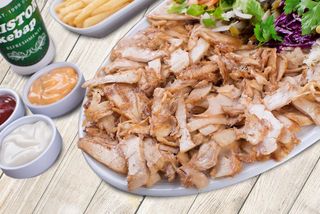 Meniu farfurie mare pui