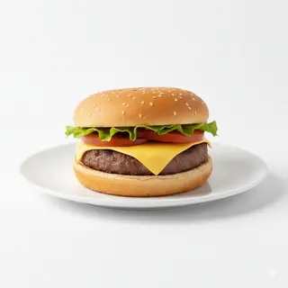 Hamburguesa Con Queso