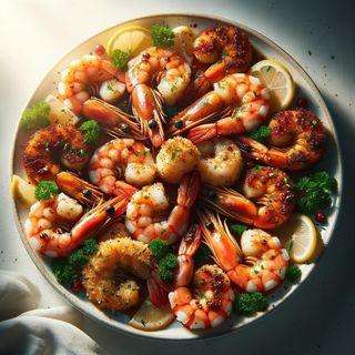 Krewetki w pięciu smakach