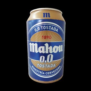 Cerveza Mahou Tostada 00 Lata 330 Ml