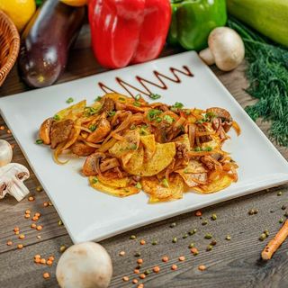 Картофель по-домашнему с телятиной