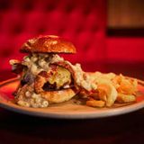 Mac and Cheese truffle Burger