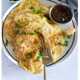 Huevo Revuelto Con Gambas