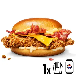 Menu Kentucky Cheese&Bacon