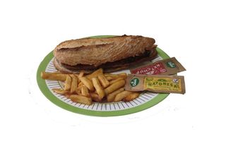 Bocata Longaniza BLANCA y QUESO