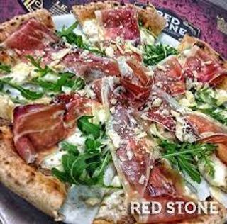 Pizza con mozzarella