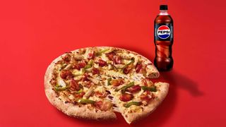 Pizza mediana + bebida