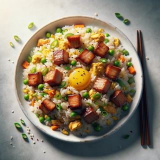 Fried rice with pork
