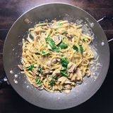 Pasta Poulet Crème Champignon