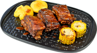 Свински ребра с мед и горчица